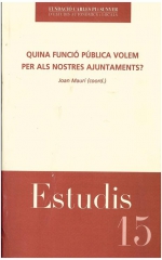 15. Quina funció pública volem per als nostres ajuntaments?