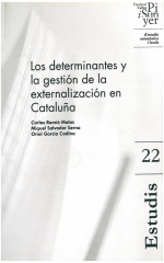 22. Los determinantes y la gestión de la externalización en Cataluña