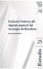 25. Evolución histórica del régimen especial del municipio de Barcelona